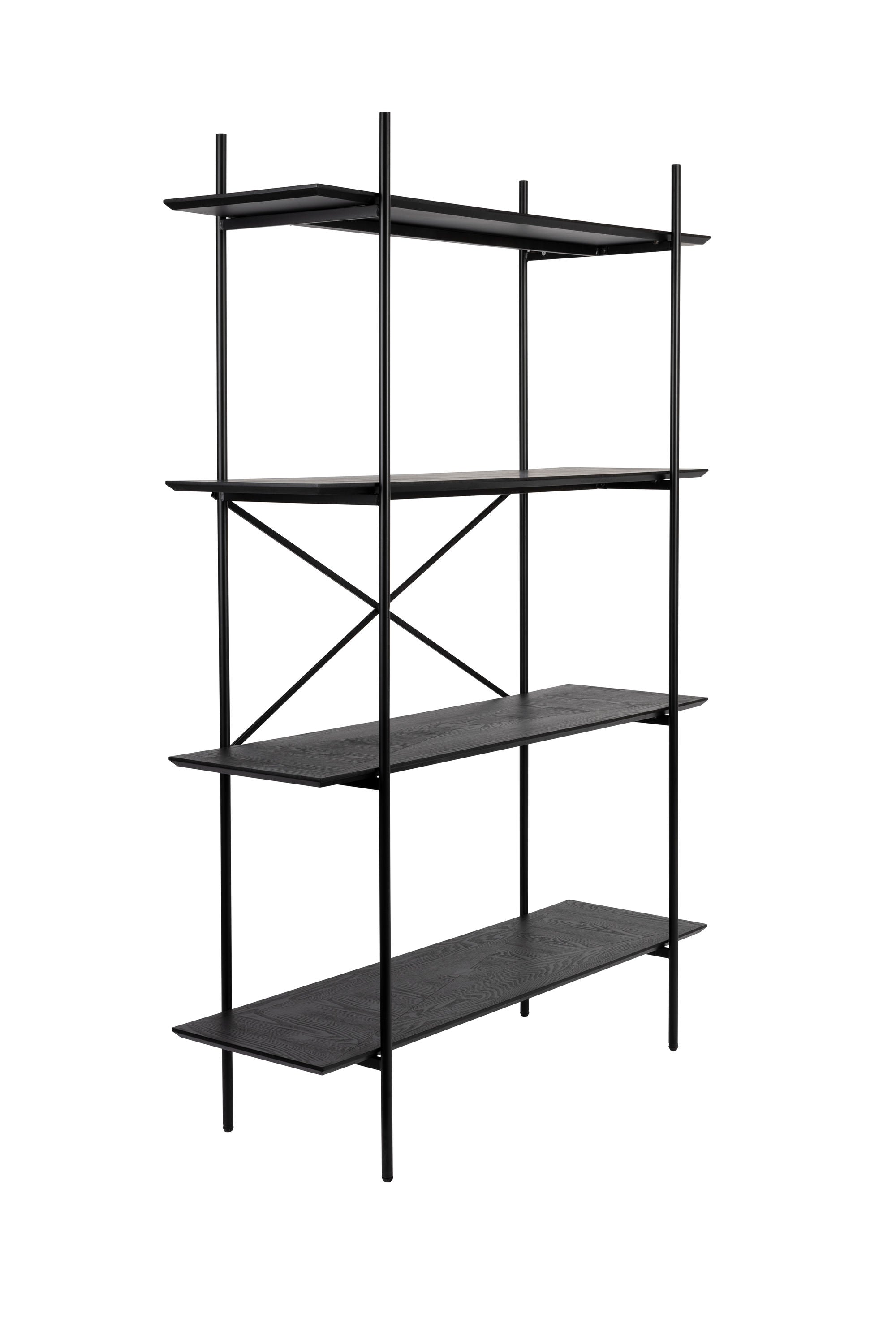 Marcio Black Wood Open Display Unit